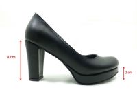 Topuklu Bayan Ayakkabı - Siyah - 1100-15 - Thumbnail