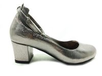 Topuklu Bayan Ayakkabı - Platin-Sıvama - 307 - Thumbnail