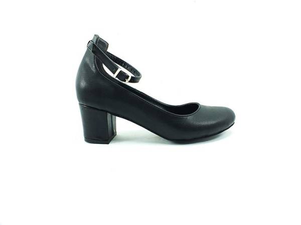 Topuklu Bayan Ayakkabı - Siyah - 307