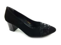 Topuklu Bayan Ayakkabı - Siyah - 346 - Thumbnail