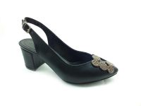 Topuklu Bayan Ayakkabı - Siyah - 600 - Thumbnail