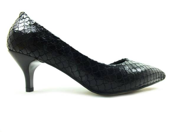 Topuklu Bayan Ayakkabı - Siyah - 711