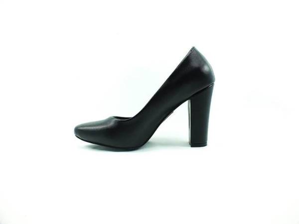 Çarıkçım Topuklu Bayan Ayakkabı - Siyah-Perde - 800