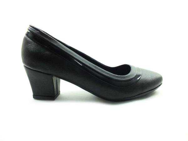 Topuklu Bayan Ayakkabı - Siyah - 8665