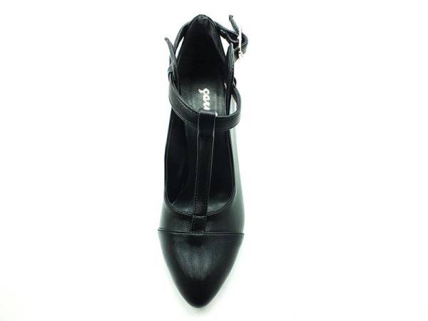 Topuklu Bayan Ayakkabı - Siyah-Lazer - 820