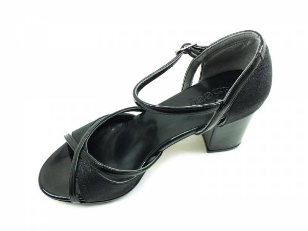 Topuklu Bayan Ayakkabı - Siyah-Sıvama - 604