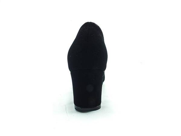 Topuklu Bayan Ayakkabı - Siyah-Süet - 301