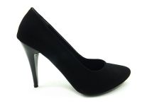 çarıkçım - Çarıkçım Stiletto Ayakkabı - Siyah-Süet - 700