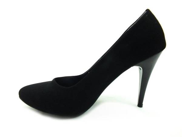 Çarıkçım Stiletto Ayakkabı - Siyah-Süet - 700 - 2