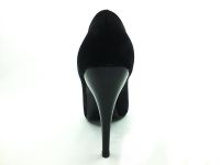 Çarıkçım Stiletto Ayakkabı - Siyah-Süet - 700 - 4