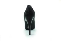 Çarıkçım Stiletto Ayakkabı - Siyah-Simli - 700 - Thumbnail