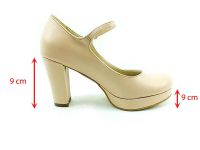 Topuklu Bayan Ayakkabı - Ten - 1738 - Thumbnail