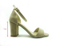 çarıkçım - Çarıkçım Topuklu Bayan Ayakkabı - Ten-Süet - 08 (1)