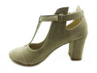 Topuklu Bayan Ayakkabı - Ten-Süet - 820 - Thumbnail