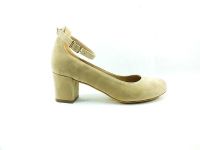 Topuklu Bayan Ayakkabı - Ten-Süet - 307 - Thumbnail