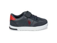 U.S. Polo Assn. Cırtlı Çocuk Spor Ayakkabısı Lacivert-Kırmızı 47 Glock - Thumbnail