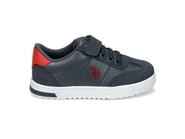 U.S. Polo Assn. Cırtlı Çocuk Spor Ayakkabısı Lacivert-Kırmızı 47 Glock