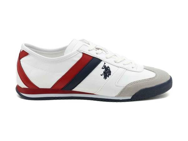 U.S. Polo Assn. Erkek Sneaker 47 Napa Beyaz