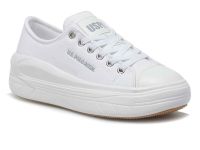 U.S. Polo Assn. Kadın Sneaker Beyaz 47 Cleme Pu - Thumbnail
