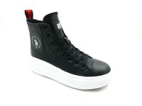 U.S. Polo Assn. Kalın Taban Sneaker Siyah - Thumbnail