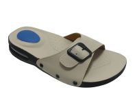 Vixen Topuk Dikeni-Kemik Çıkıntısı Detaylı Terlik Bej 113 500 H-V - Thumbnail