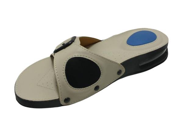 Vixen Topuk Dikeni-Kemik Çıkıntısı Detaylı Terlik Bej 113 500 H-V