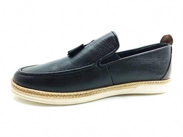 Bağcıksız Erkek Ayakkabı - Siyah - 958