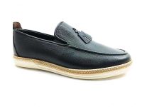 Bağcıksız Erkek Ayakkabı - Siyah - 958 - Thumbnail