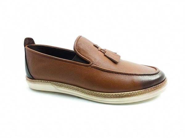 Bağcıksız Erkek Ayakkabı - Taba - 958
