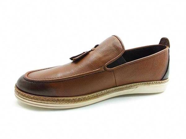 Bağcıksız Erkek Ayakkabı - Taba - 958