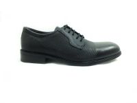 Yeşildaş Bağcıklı Hakiki Deri Klasik Erkek Ayakkabısı - Siyah-İğneli - 985-1 - Thumbnail