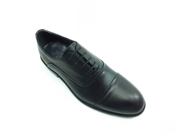 Yeşildaş Bağcıklı Klasik Hakiki Deri Erkek Ayakkabı - Siyah - 947